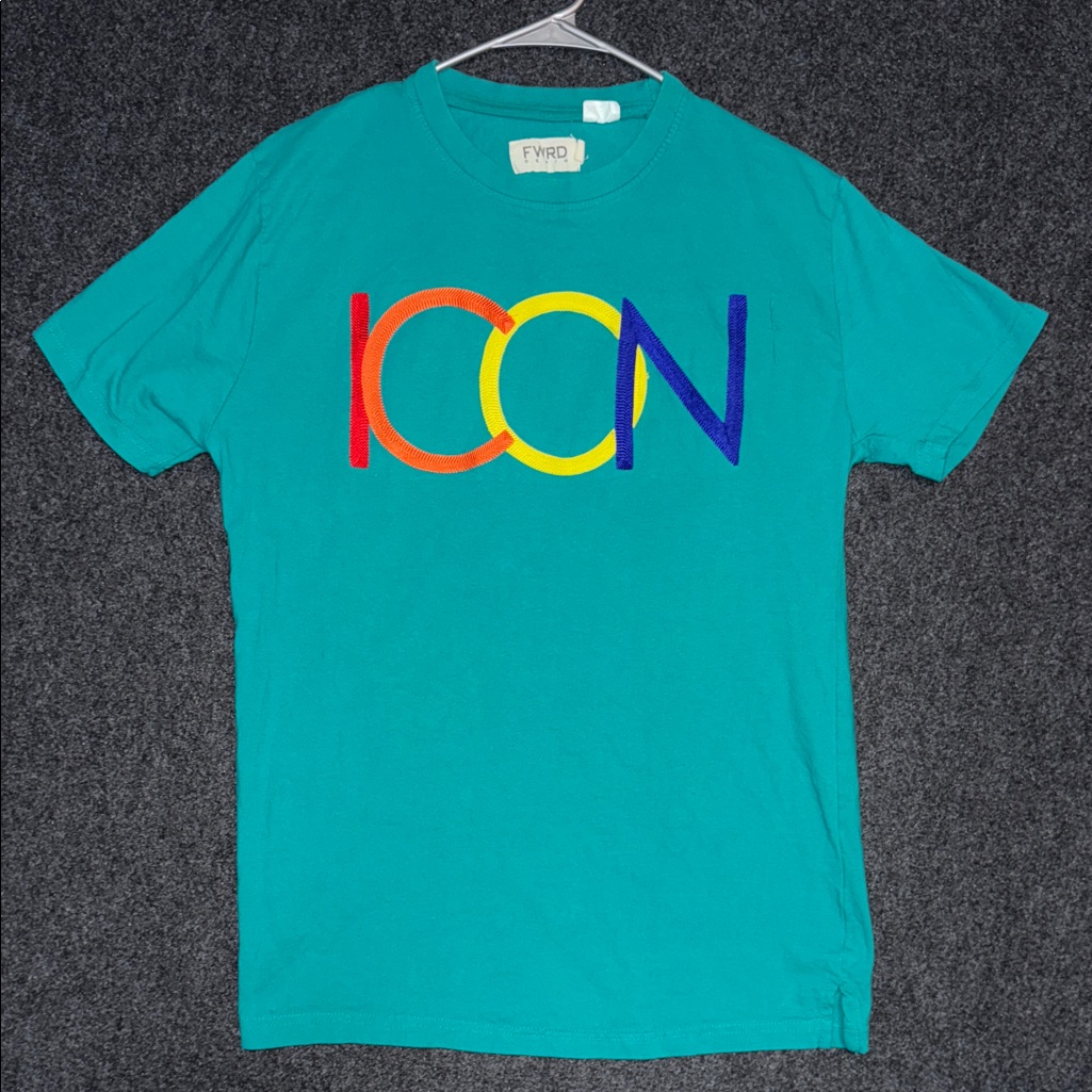 Fwrd Teal Icon  Multicolor Design Large
